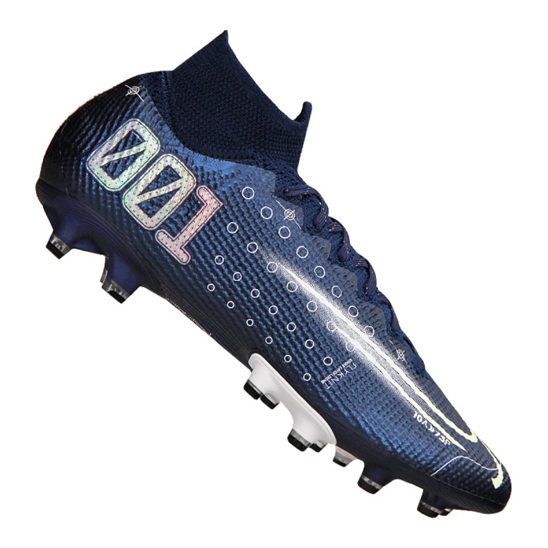 Chaussures de football Nike Superfly 7 Elite Mds AG-Pro M CK0012-401 bleu marin bleu marin