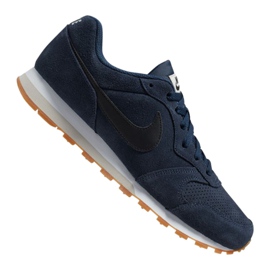 Chaussure Nike Md Runner 2 Suede M AQ9211-401 bleu marine