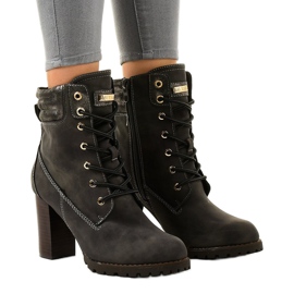 Bottes hautes grises sur le poteau 878-GA Bottes hautes grises sur le poteau 878-GA