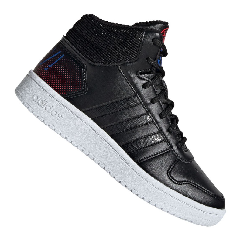 Chaussures Adidas Hoops Mid 2.0 Jr EE8547 le noir