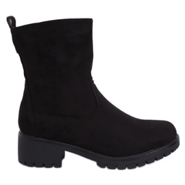 Noir 8B905 Bottes noires sur le protecteur