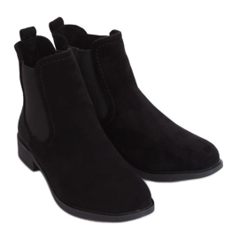 Bottines Jodhpur noires B-6856 Noir