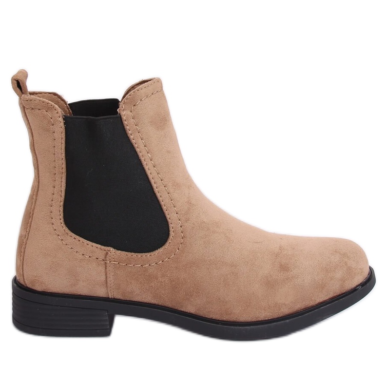 Bottines Jodhpur Beige B-6856 Kaki