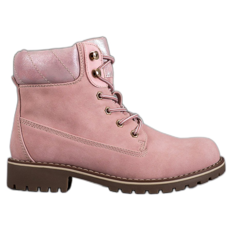 Super Me Trappeurs noués rose