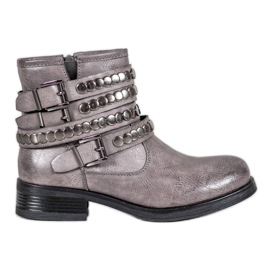 Forever Folie Boots femme grises Forever Folie Boots femme grises