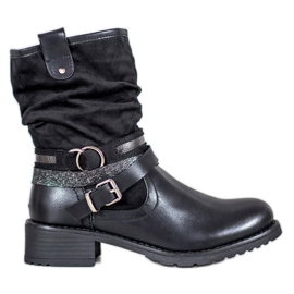 SHELOVET Bottes hautes noires