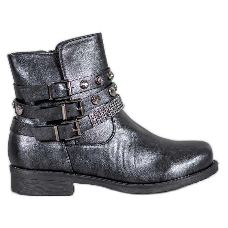 Forever Folie Bottes en graphite gris