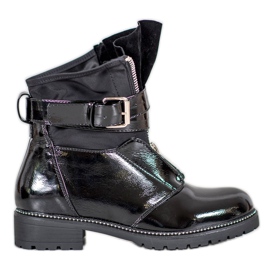 Seastar Boots laquées noires