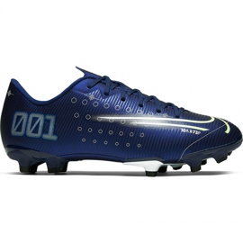 Chaussure de football Nike Mercurial Vapor 13 Academy Mds FG / MG Jr CJ0980 401 bleu marin bleu marin