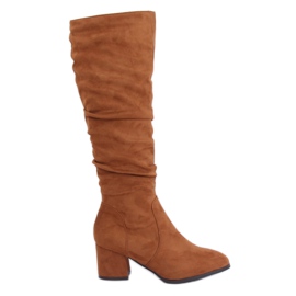 Bottines à talon camel 280 Camel brun Bottines à talon camel 280 Camel brun