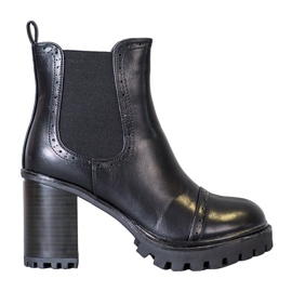 Seastar Bottes à enfiler sur la plate-forme le noir