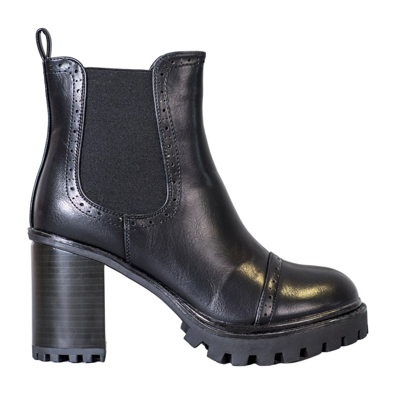 Seastar Bottes à enfiler sur la plate-forme le noir