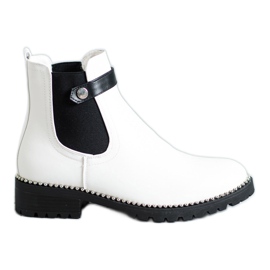 Seastar Bottines Chelsea blanches
