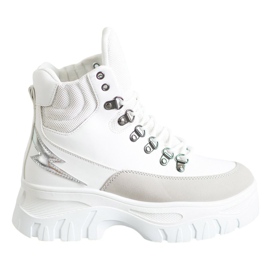 Seastar Bottes à lacets à la mode blanche