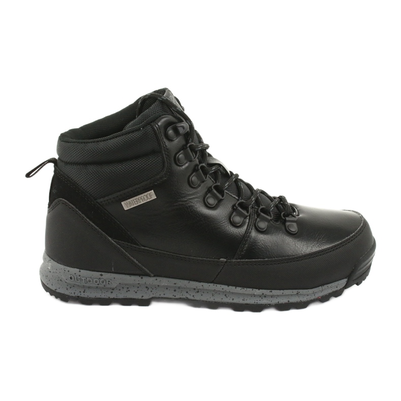 McKey Chaussures de sport pour hommes avec une membrane noire 1069 le noir