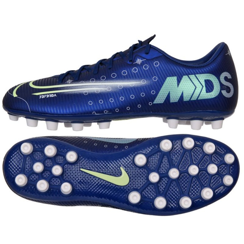 Chaussure de football Nike Mercurial Vapor 13 Academy Mds Ag M CJ1291-401 bleu marin bleu marin