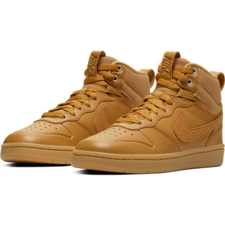 Nike Court Borough Mid 2 Boot Jr BQ5440-700 brun Nike Court Borough Mid 2 Boot Jr BQ5440-700 brun