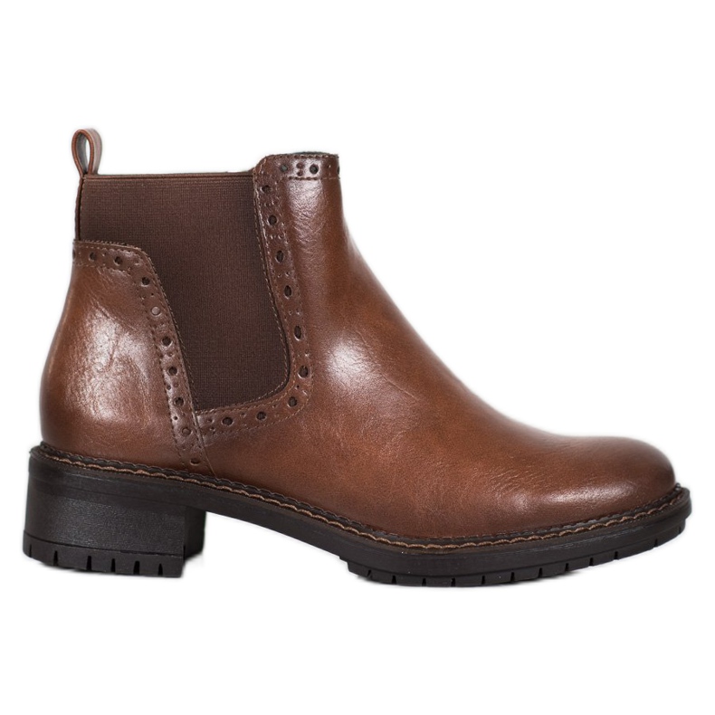 Filippo Bottes marron avec cuir écologique brun Filippo Bottes marron avec cuir écologique brun