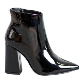 Seastar Boots laquées noires le noir