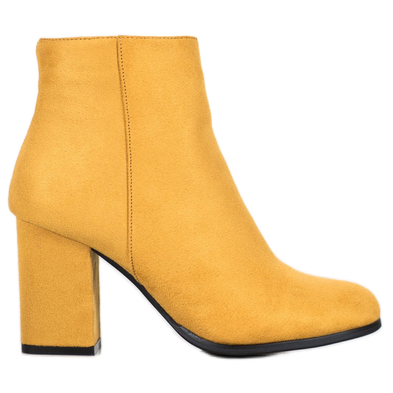 Marquiz Bottines en daim jaune