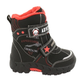 American Club Boots américaines avec membrane RL35 noire rouge