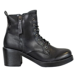 SHELOVET Bottines à lacets noir