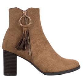 Filippo Bottes en daim élégantes brun