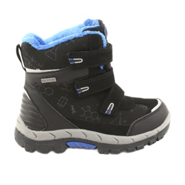 Bottes softshell noires American Club HL20 avec membrane bleu