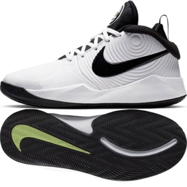 Équipe Nike Hustle D 9 (GS) Jr AQ4224-100 blanche blanche