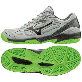 Chaussures Mizuno Cyclone Speed 2 Jr V1GD191037 gris gris Chaussures Mizuno Cyclone Speed 2 Jr V1GD191037 gris gris