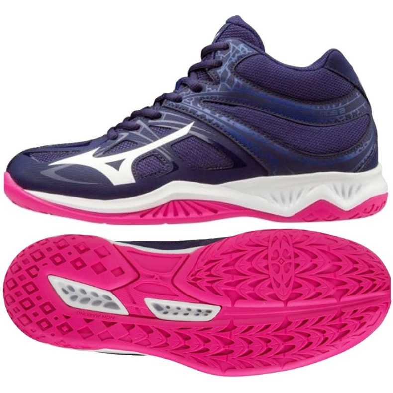 Chaussures Mizuno Thunder Blade 2 Mid W V1GC197502 violet violet Chaussures Mizuno Thunder Blade 2 Mid W V1GC197502 violet violet