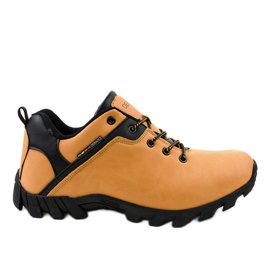 Chaussures de trekking jaunes 2019B brun le noir Chaussures de trekking jaunes 2019B brun le noir