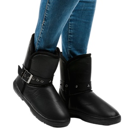 Bottes de neige noires 69 le noir Bottes de neige noires 69 le noir