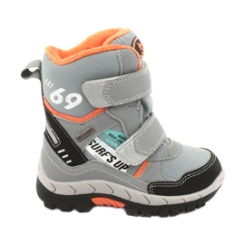 Bottes American Club avec membrane RL34 grise noir orange