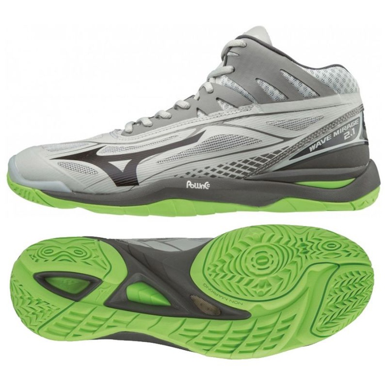 Chaussures Mizuno Wave Mirage 2.1 Mid M X1GA187037 gris nuances de gris