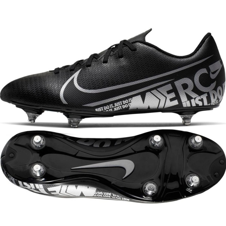 Chaussures de football Nike Mercurial Vapor 13 Club Sg M CJ6181-001 le noir le noir