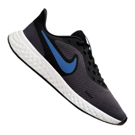 Chaussure Nike Revolution 5 Gs Jr BQ5671-009 noir multicolore