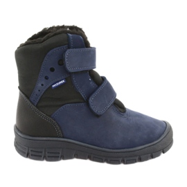 Mazurek Bottes en cuir avec une membrane 1351 Blue marine / membrane noire bleu