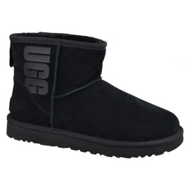 Ugg Classic Mini Logo en Caoutchouc W 1108231-BLK le noir