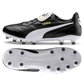 Chaussures de football Puma King Top Fg M 105607 01 noir noir