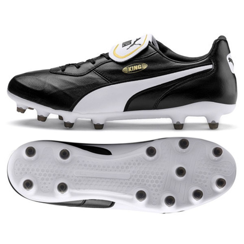 Chaussures de football Puma King Top Fg M 105607 01 le noir le noir Chaussures de football Puma King Top Fg M 105607 01 le noir le noir