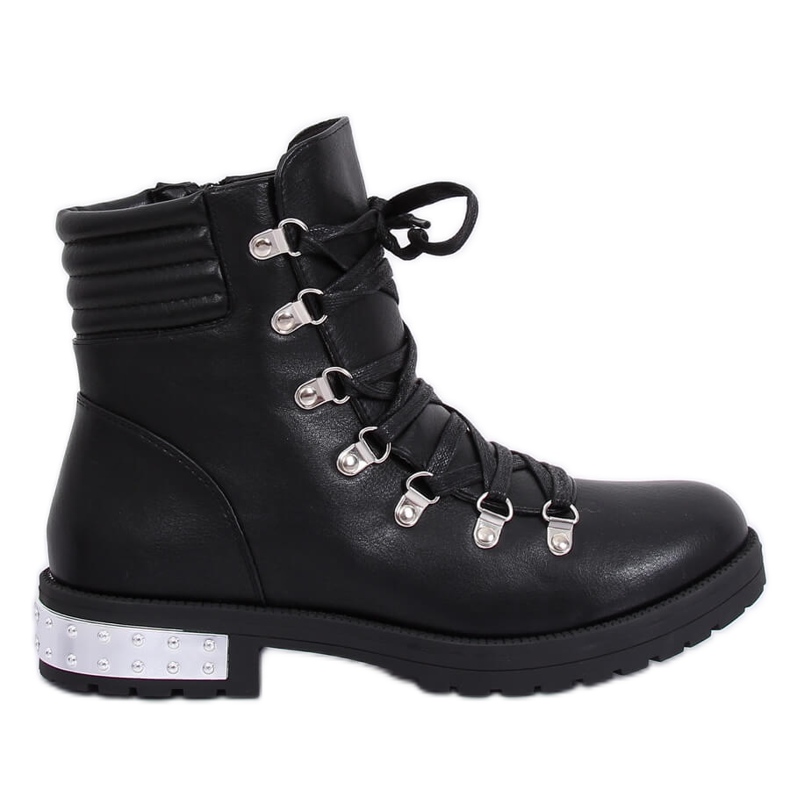 Bottines femme noires Y8182 Noir le noir