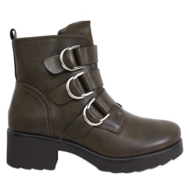Bottes femme vertes BZ66010-KB Vert