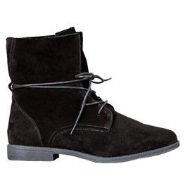 Filippo Bottes en cuir classiques noir