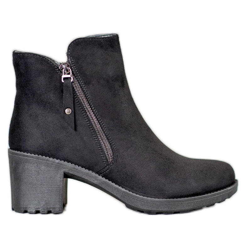 Diamantique Bottes décontractées sur un poteau le noir