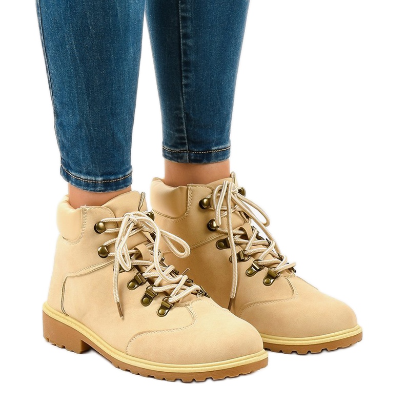 Chaussures de randonnée beiges sans isolation XDS1702