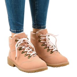 Bottes isolées roses DS1702