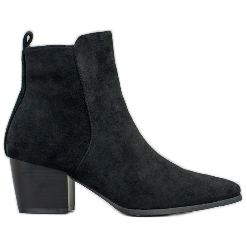 Filippo Bottes élégantes en Spitz le noir