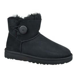 Ugg Mini Bailey Button Ii W 1016422-BLK Chaussures le noir