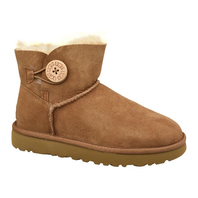 Chaussures Ugg Mini Bailey Button Ii W 1016422-CHE brun